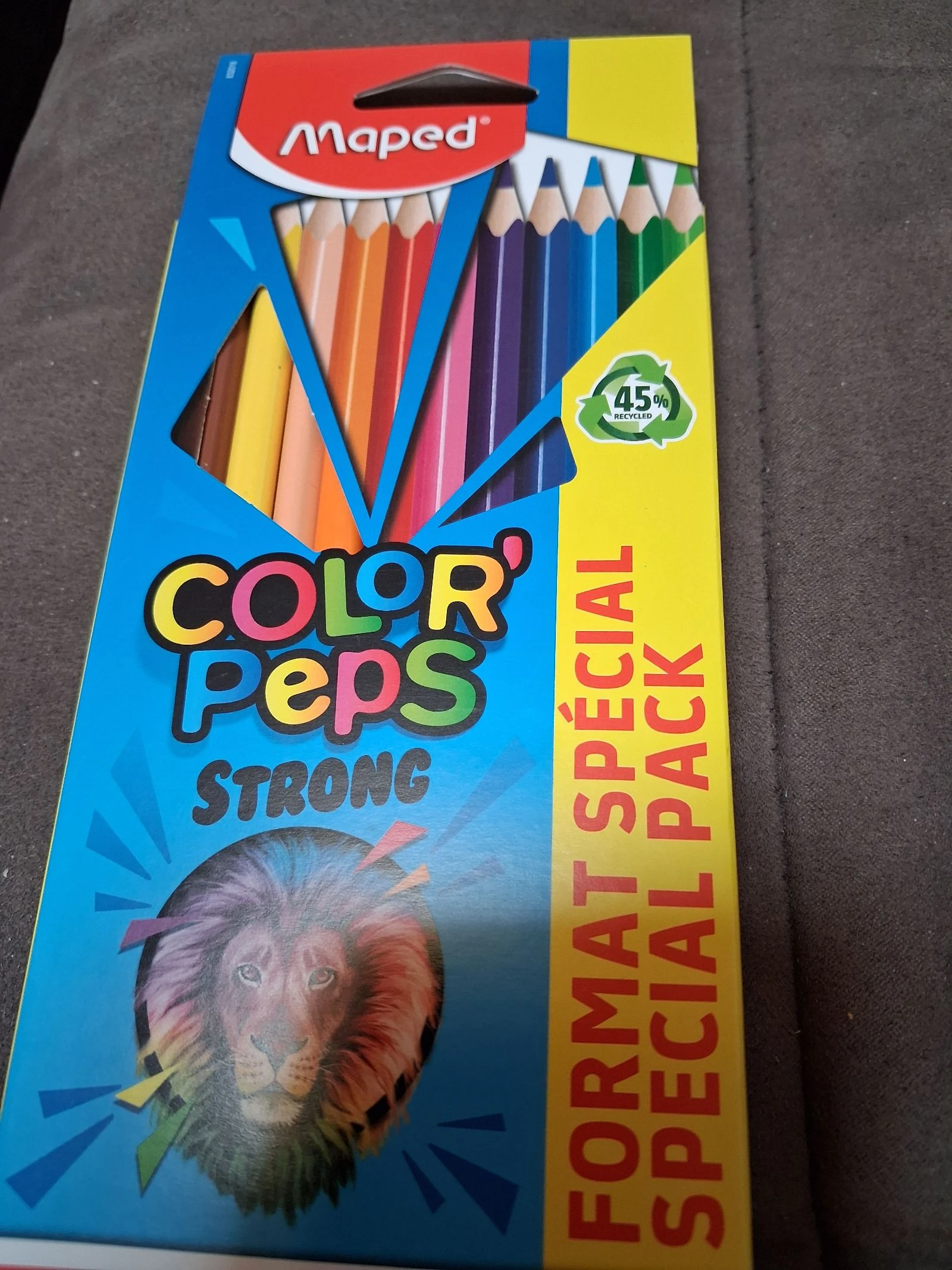 Crayons de couleur maped 